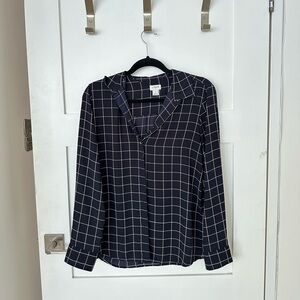 JCREW CHECKERED BUTTON DOWN